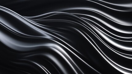 Fototapeta premium Abstract Black Fabric Texture