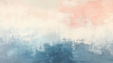 Abstract Pastel Background with Blue and Pink Hues