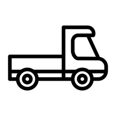 pickup truck outline style
