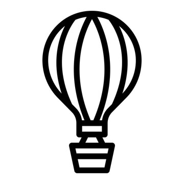recommend clip art: air balloon outline style