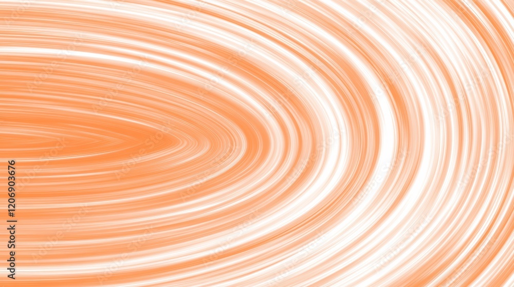 Aufkleber dynamic orange swirls abstract art digital creation vibrant environment close-up view motion concept