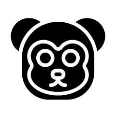 Monkey Solid Icon