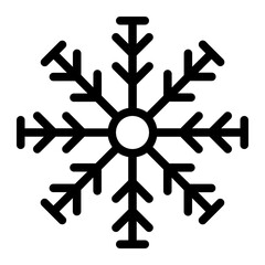 Snowflakes Line Icon