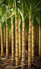 a path through a bamboo forest