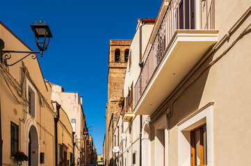 views of the village of Ferrandina, Matera province, Basilicata