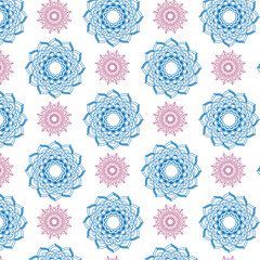 seamless pattern with flowers