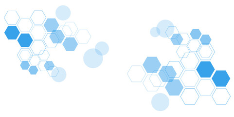 An abstract background of geometric patterns in soft pastels, featuring interlocking hexagons in shades of white. Futuristic nature background. Vibrant geometric hexagon abstract background.