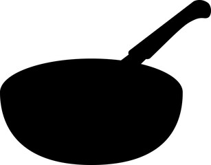 Pan Cooking Silhouette Vector Element