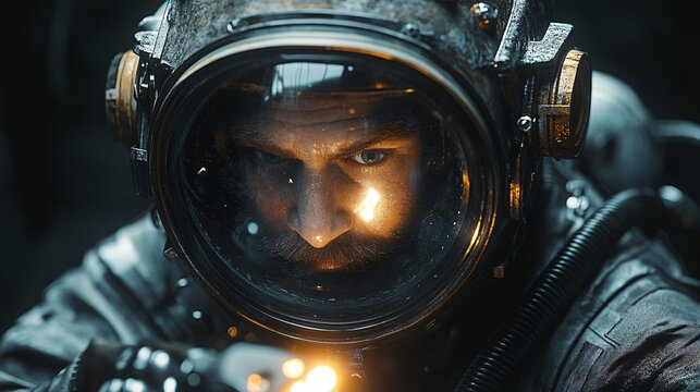 a man in a gas mask and gas mask