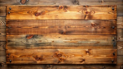 Naklejka premium Wood panel with a rustic wooden plank background