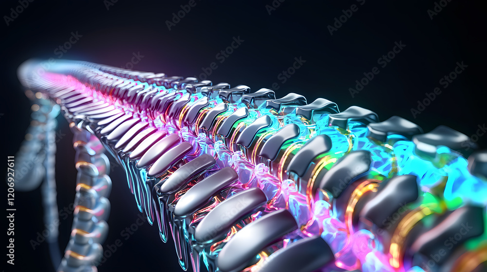 Poster dynamic visualization of a futuristic neural network abstract setting digital art high-tech environm
