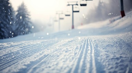 Winter Wonderland: Ski Slope Serenity