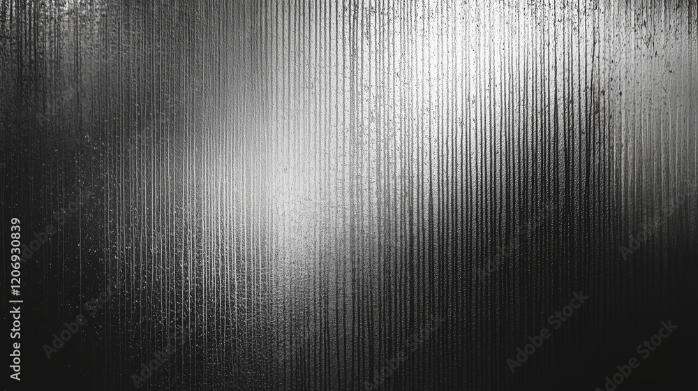 Fototapete abstract black and white background with a fine metal texture, illuminated by soft light from above.