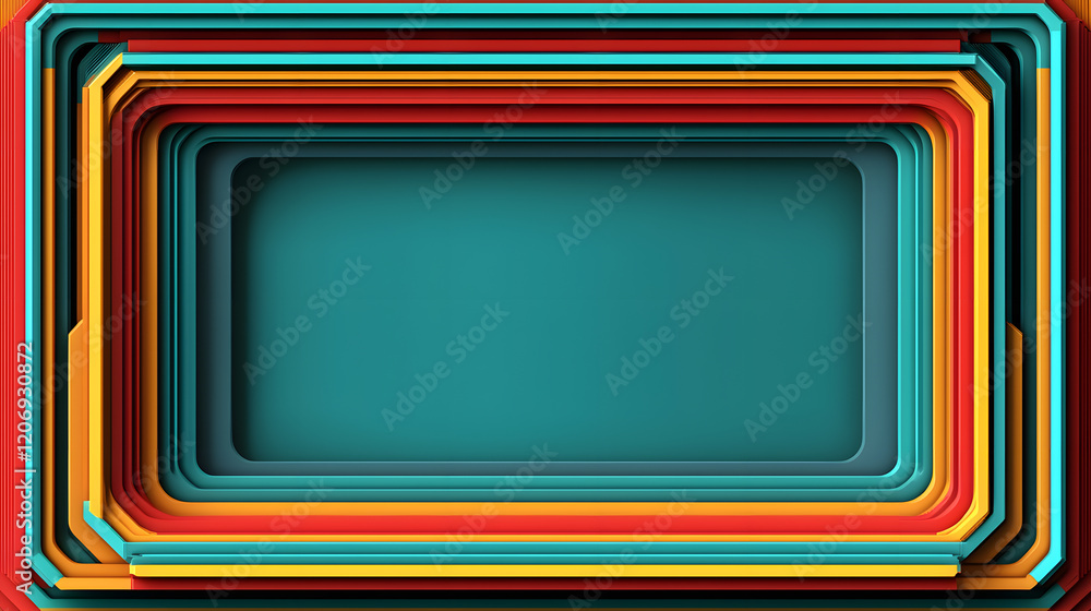 Poster artistic layered design digital space graphic image modern aesthetics close-up view creative present