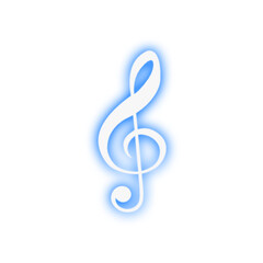 blue music note