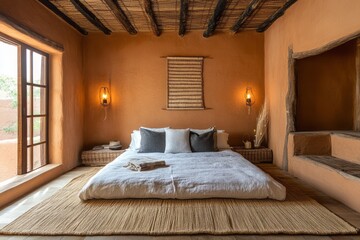 Earthy Bedroom Decor Rustic Charm Minimalist Design