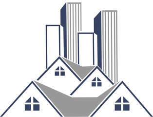 real estate logo, residential logo, commercial logo,house, home, icon, building, estate, vector, illustration, architecture, roof, real, symbol, business, construction, window, residential, property, 