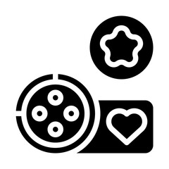 Rolls Film Solid Icon