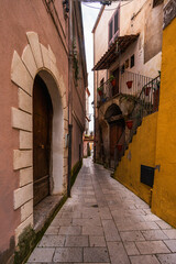 Obraz premium views of the village of Maratea, Potenza province, Basilicata
