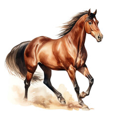Naklejka premium Elegant Horse Clipart Vector Illustration
