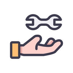 hand wrench filled style