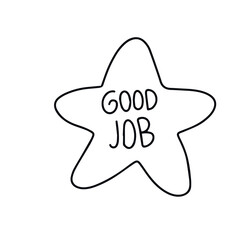 outline black color to journal weekly element doodles design