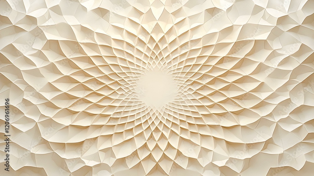 Poster geometric harmony, an intricate design reflecting church architecture, featuring bold shapes and dyn