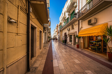 views of the village of Pisticci, Matera province, Italy