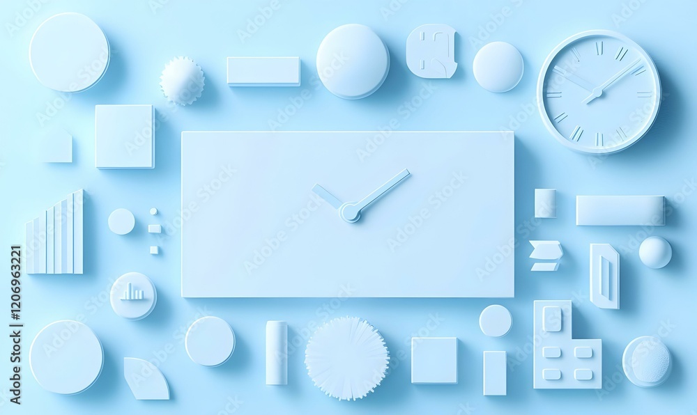 Poster calendar fusion, vibrant design showcasing diverse calendar elements, blending colors and shapes to 