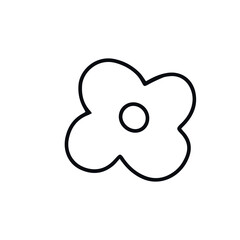 outline black color to journal weekly element doodles design