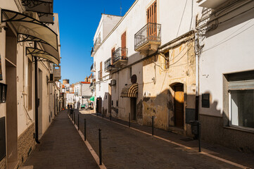 views of the village of Pisticci, Matera province, Italy