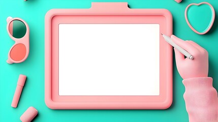 Weekly planner illustration, a person organizing tasks and goals, colorful notes and reminders on a desk, promoting productivity and time management