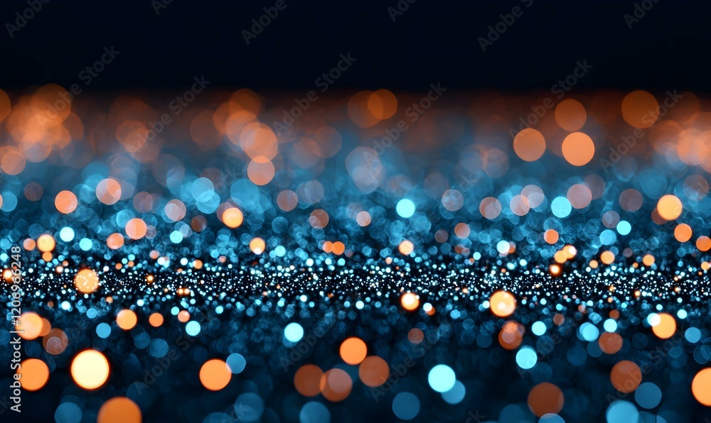 Poster ethereal glow, a mesmerizing abstract backdrop filled with soft, luminous circles creating a dreamy 