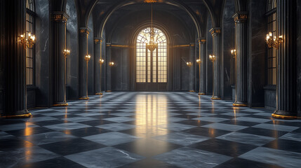 interior of the hall