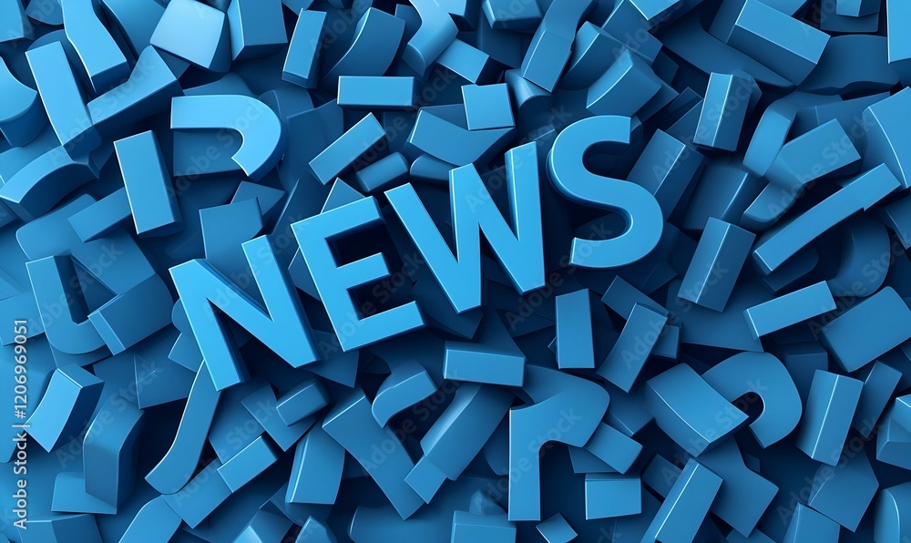Aufkleber bold news gradient, a vibrant design featuring a dynamic gradient pattern with the word news promine