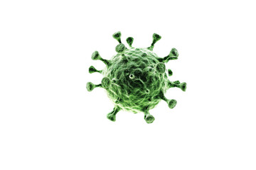 Fototapeta premium Virus Illustration Isolated on Transparent Background