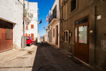 views of the village of Pisticci, Matera province, Italy