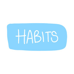 best word outline on journal. bubbles talk. doodle sticker journal element design. Cute journal and planner design vector illustration