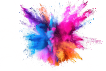 Frozen Brilliance: The Ethereal Beauty of a Suspended Powder Burst