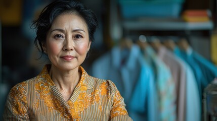 Portrait of a Confident Mature Woman