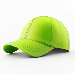 Fototapeta premium realistic high quality Lime baseball hat mockup isolated