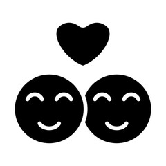 Happy Love Solid Icon