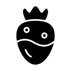 Strawberry Chocolate Solid Icon
