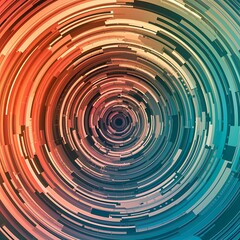 Fototapeta premium Abstract background with circles and lines different shades and thickness