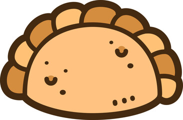 Pastel vector doodle illustration and graphic