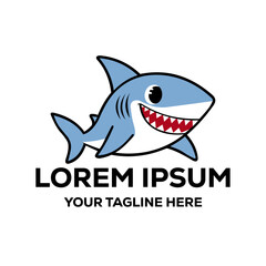 Happy Shark Logo for Modern Business
