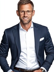 Fototapeta premium Confident Businessman Portrait.