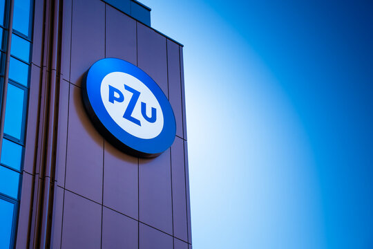 Wrocław, poland - 01.19.2024: Powszechny Zakład Ubezpieczeń Sp&oacute;łka Akcyjna, also known as PZU SA is a publicly traded insurance company