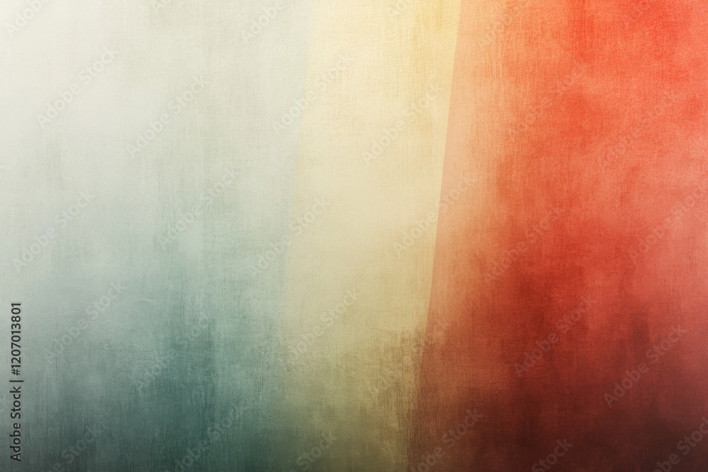Poster a colorful background with a red stripe