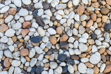 Pebble stone background, river pebble stone for garden decoration